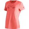 Maier Sports Wilma Print T-Shirt Damen - Rose404