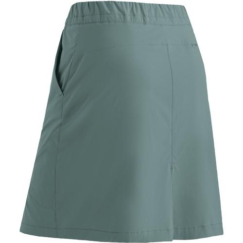 Rückansicht von Maier Sports Fortunit Shortin W Outdoorrock Damen Grün2056