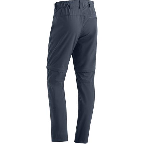 Rückansicht von Maier Sports Tajo Zip Loop Trekkinghose Herren Blau3010