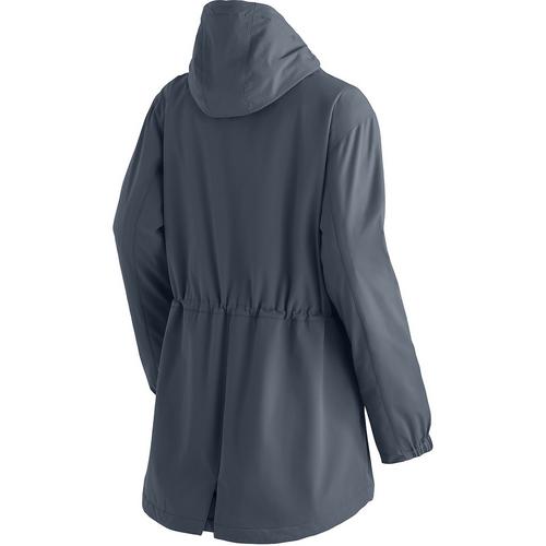 Rückansicht von Maier Sports ArorA Loop W Softshelljacke Damen Blau3010