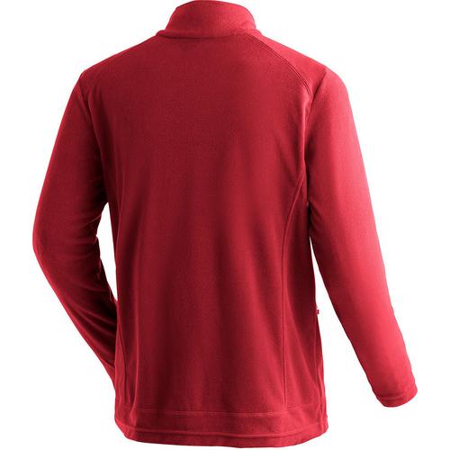 Rückansicht von Maier Sports Dennis Jacket M Fleecejacke Herren Rot4584