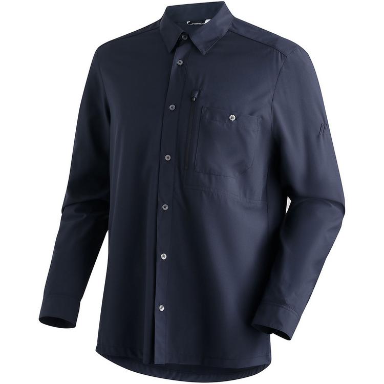 Maier Sports Maier Sports Magos L/S M Outdoorhemd Herren - Marine3272 - 0 | SportScheck