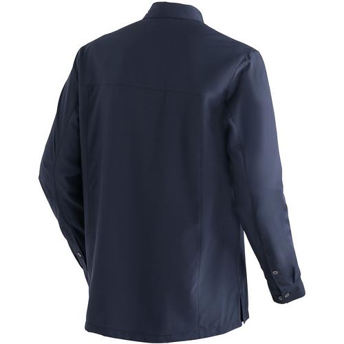Rückansicht von Maier Sports Magos L/S M Outdoorhemd Herren Marine3272