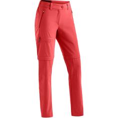 Maier Sports Nata Zip Loop Trekkinghose Damen Rot4541
