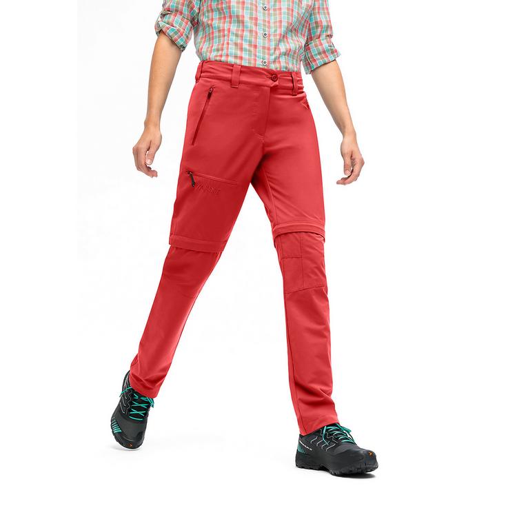Maier Sports Maier Sports Nata Zip Loop Trekkinghose Damen - Rot4541 - 1 | SportScheck