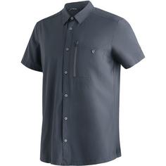 Maier Sports Magos S/S M Outdoorhemd Herren Dunkelgrau035