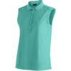 Maier Sports Ulrike Sleeveless Poloshirt Damen - Hellblau351