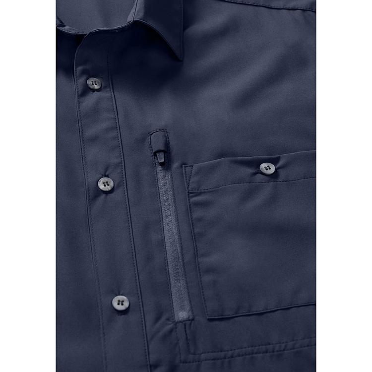 Maier Sports Maier Sports Magos S/S M Outdoorhemd Herren - Marine3272 - 1 | SportScheck