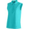 Maier Sports Ulrike Sleeveless Poloshirt Damen - Hellblau354