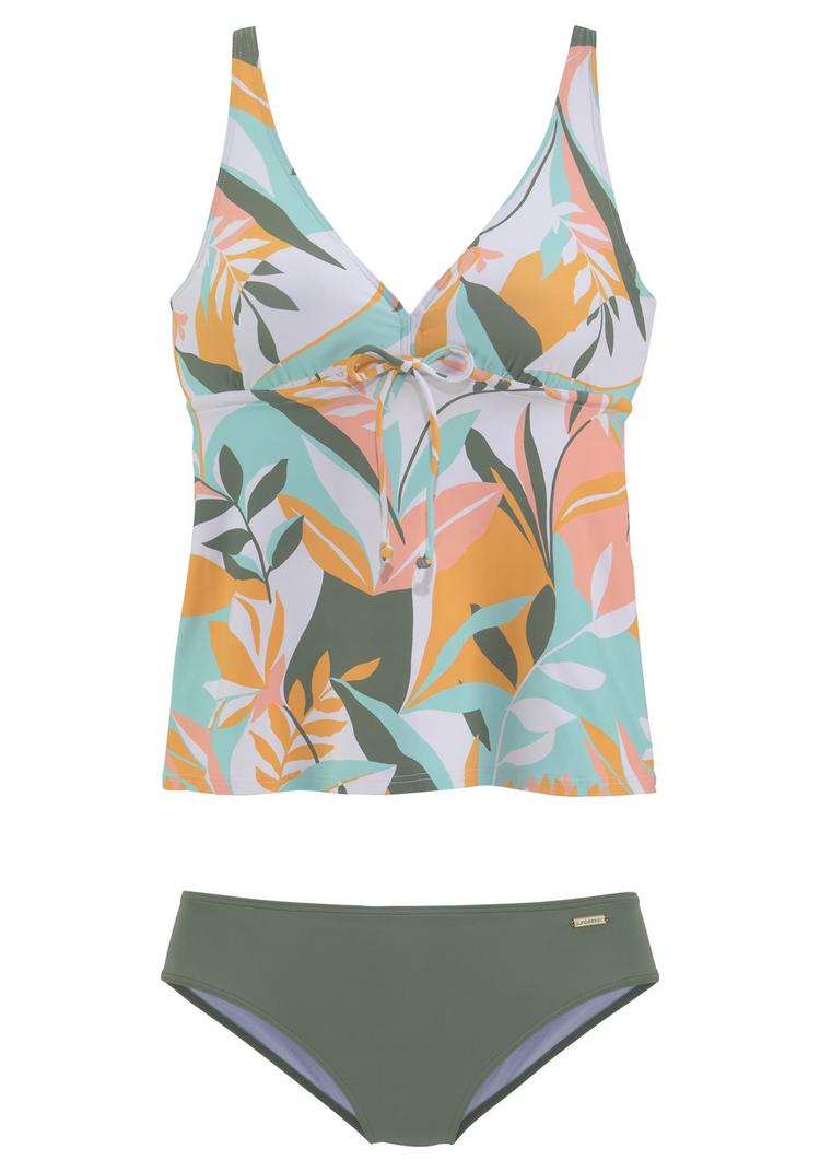 sunseeker sunseeker B&uuml;gel-Tankini Bikini Set Damen - wei&szlig;-gelb - 2 | SportScheck