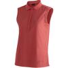 Maier Sports Ulrike Sleeveless Poloshirt Damen - Rot4541