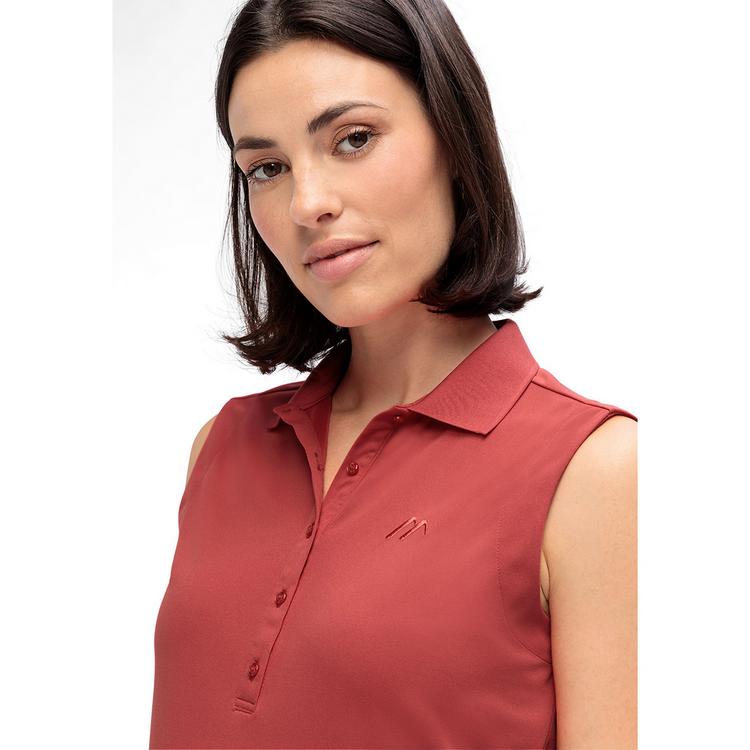 Maier Sports Maier Sports Ulrike Sleeveless Poloshirt Damen - Rot4541 - 3 | SportScheck