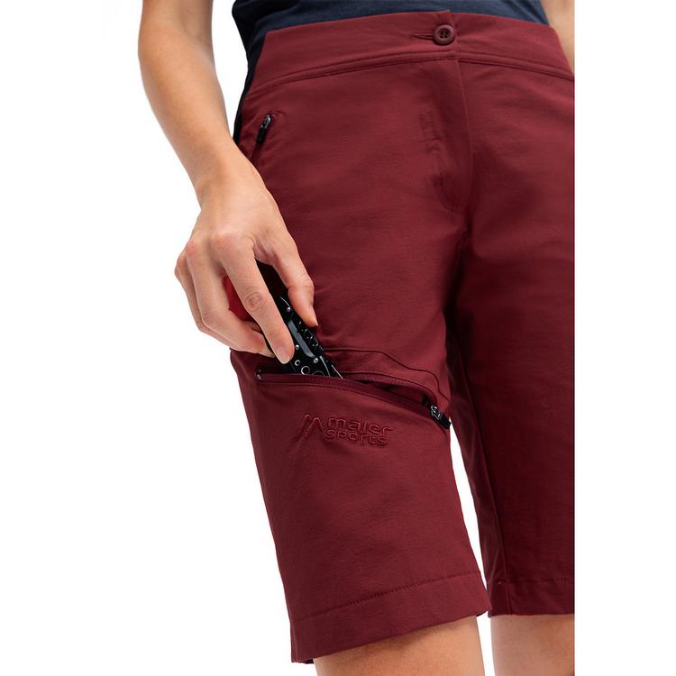 Maier Sports Maier Sports Inara Short Vario Funktionsshorts Damen - Rot - 3 | SportScheck