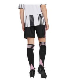 Rückansicht von adidas Juventus Turin Short Home 2025/2026 Kids Fußballshorts Kinder schwarz
