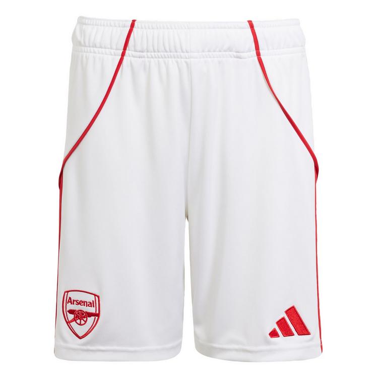 adidas adidas FC Arsenal 25/26 Heimshorts Fu&szlig;ballshorts Kinder - White / Better Scarlet - 0 | SportScheck