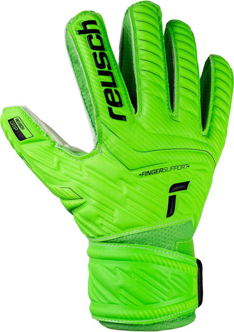 Reusch Reusch Attrakt Grip Finger Junior Torwarthandschuhe Kinder - 5007 green gecko - 0 | SportScheck