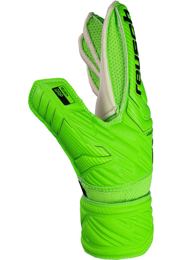Reusch Reusch Attrakt Grip Finger Junior Torwarthandschuhe Kinder - 5007 green gecko - 0 | SportScheck