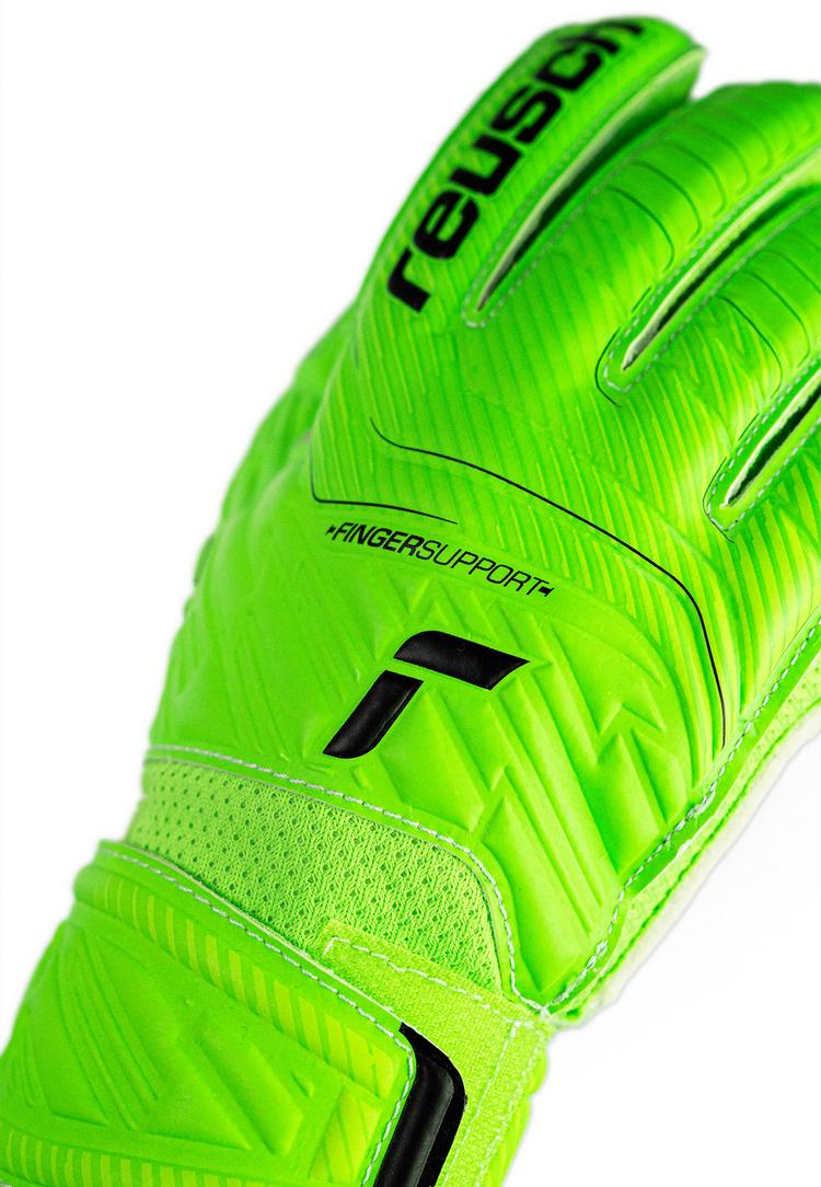 Reusch Reusch Attrakt Grip Finger Junior Torwarthandschuhe Kinder - 5007 green gecko - 3 | SportScheck