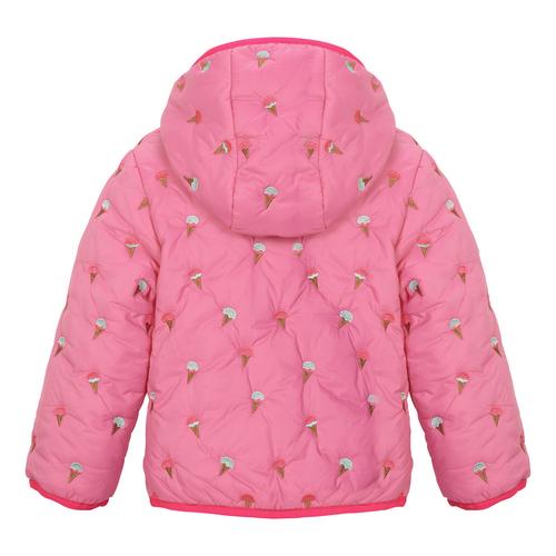 Rückansicht von first instinct by killtec FIOS 17 Softshelljacke Kinder Pink4713