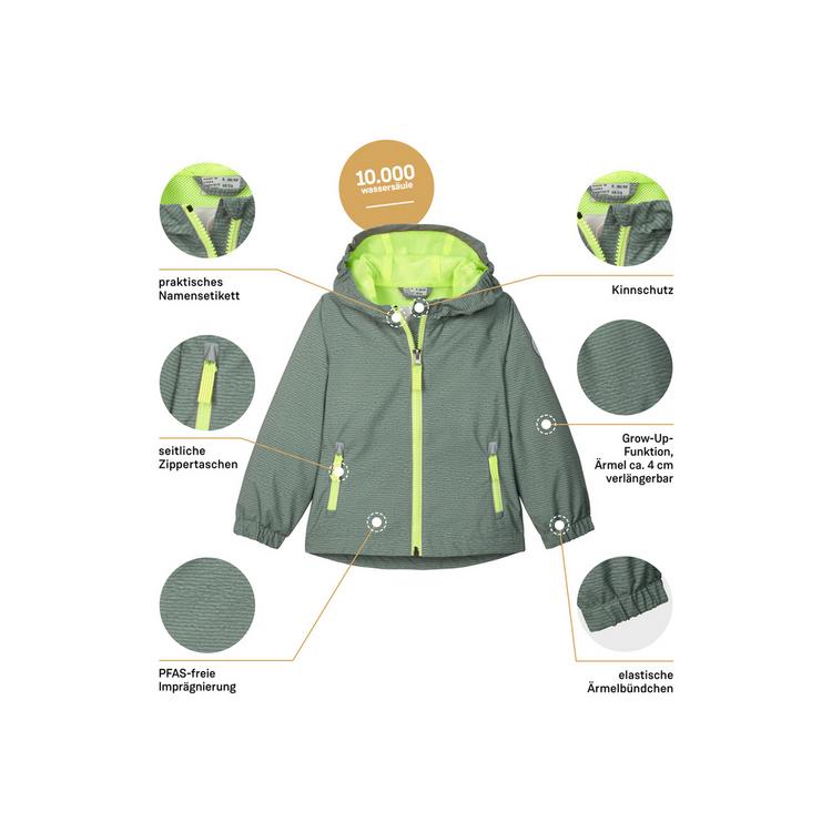 first instinct by killtec first instinct by killtec FIOS 6 Softshelljacke Kinder - Oliv101 - 3 | SportScheck