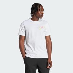 Rückansicht von adidas Wiesn Graphic T-Shirt Funktionsshirt Herren White