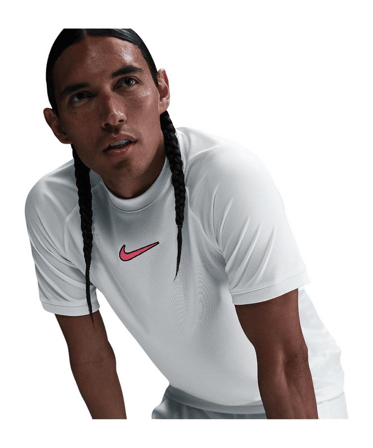 Nike Nike Academy Trainingsshirt Wei&szlig; Funktionsshirt Herren - weissrosa - 0 | SportScheck
