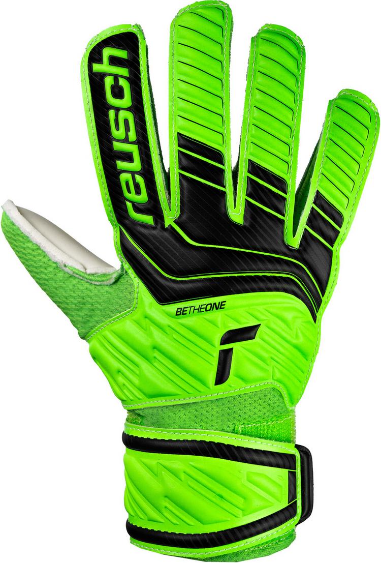 Reusch Reusch Attrakt Solid Junior Torwarthandschuhe Kinder - 5551 green gecko/black - 1 | SportScheck