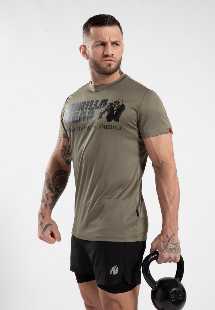 Gorilla Wear Gorilla Wear Printshirt Herren - Army Green - 1 | SportScheck