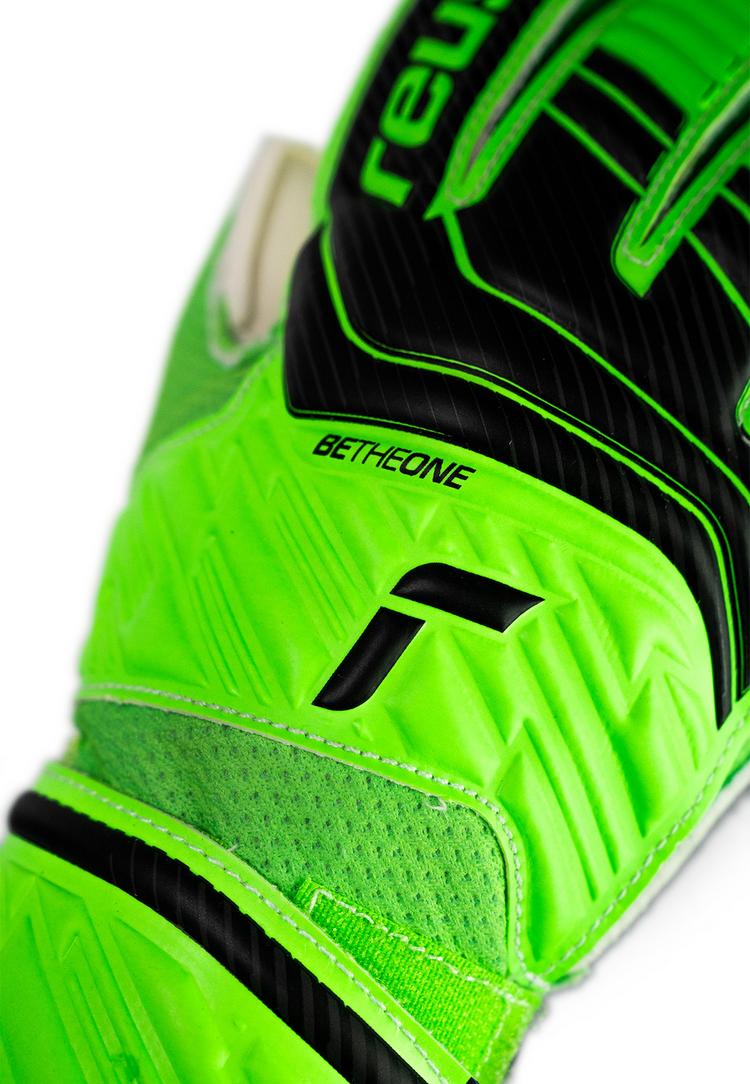 Reusch Reusch Attrakt Solid Junior Torwarthandschuhe Kinder - 5551 green gecko/black - 2 | SportScheck