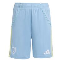 adidas Juventus Turin 25/26 Kids Ausw&auml;rtsshorts Funktionsshorts Kinder - Ash Blue