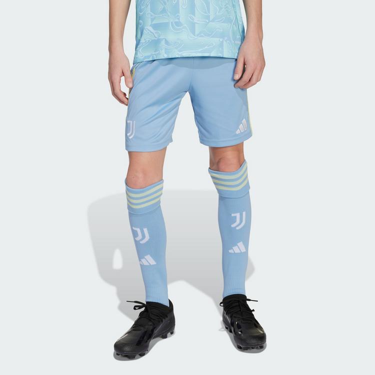 adidas adidas Juventus Turin 25/26 Kids Ausw&auml;rtsshorts Funktionsshorts Kinder - Ash Blue - 1 | SportScheck