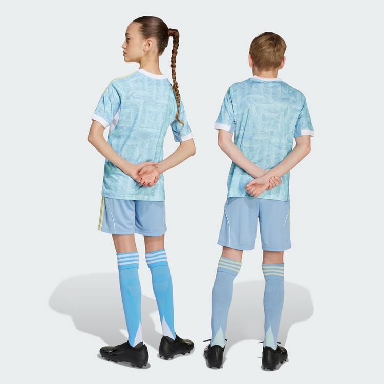 adidas adidas Juventus Turin 25/26 Kids Ausw&auml;rtsshorts Funktionsshorts Kinder - Ash Blue - 2 | SportScheck