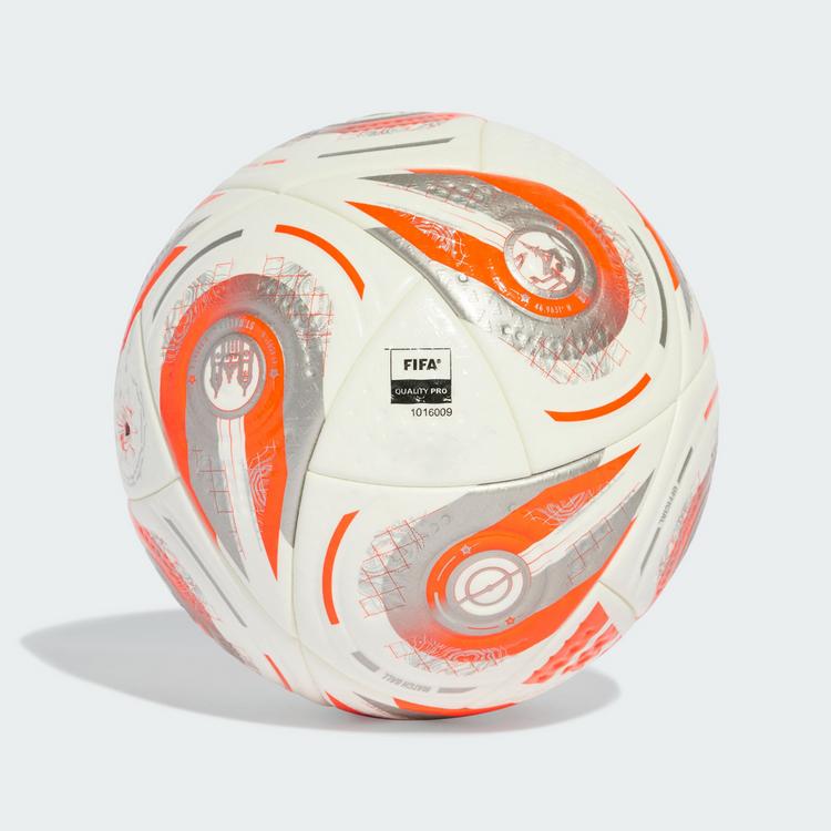 adidas adidas UEFA Women's EURO25&trade; Final Pro Ball Fu&szlig;ball - White / Silver Metallic / Multi / Lucid Lemon - 0 | SportScheck