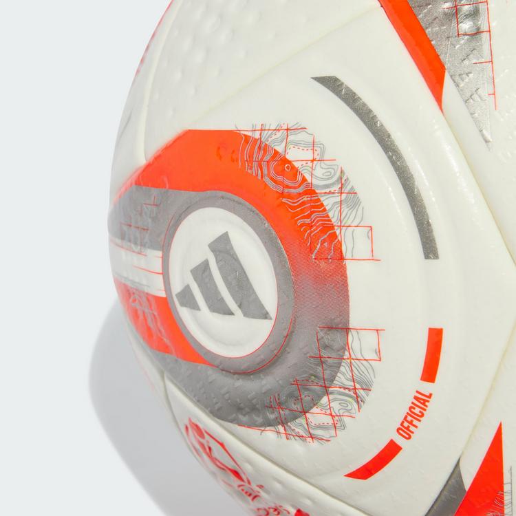 adidas adidas UEFA Women's EURO25&trade; Final Pro Ball Fu&szlig;ball - White / Silver Metallic / Multi / Lucid Lemon - 0 | SportScheck