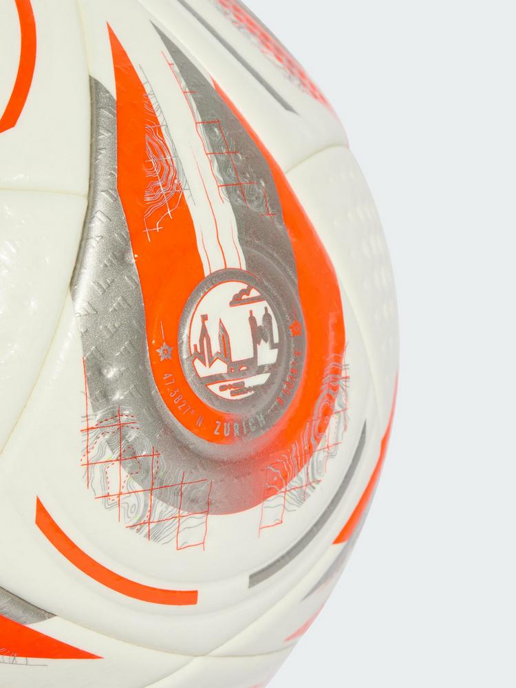 adidas adidas UEFA Women's EURO25&trade; Final Pro Ball Fu&szlig;ball - White / Silver Metallic / Multi / Lucid Lemon - 1 | SportScheck