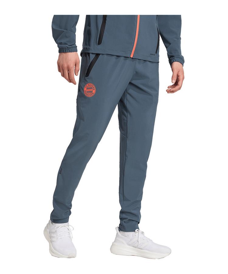 adidas adidas FC Bayern M&uuml;nchen Tech Travel Hose Trainingshose Herren - grau - 2 | SportScheck