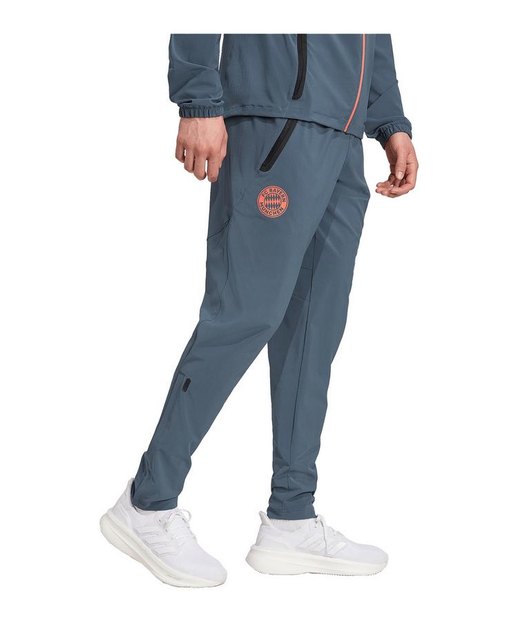 adidas adidas FC Bayern M&uuml;nchen Tech Travel Hose Trainingshose Herren - grau - 3 | SportScheck