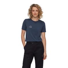 Rückansicht von Mammut Mountain Eiger T-Shirt Damen marine