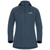 Jack Wolfskin HIKE WITH ME HOODY W Softshelljacke Damen - midnight sky