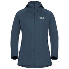 Jack Wolfskin HIKE WITH ME HOODY W Softshelljacke Damen midnight sky