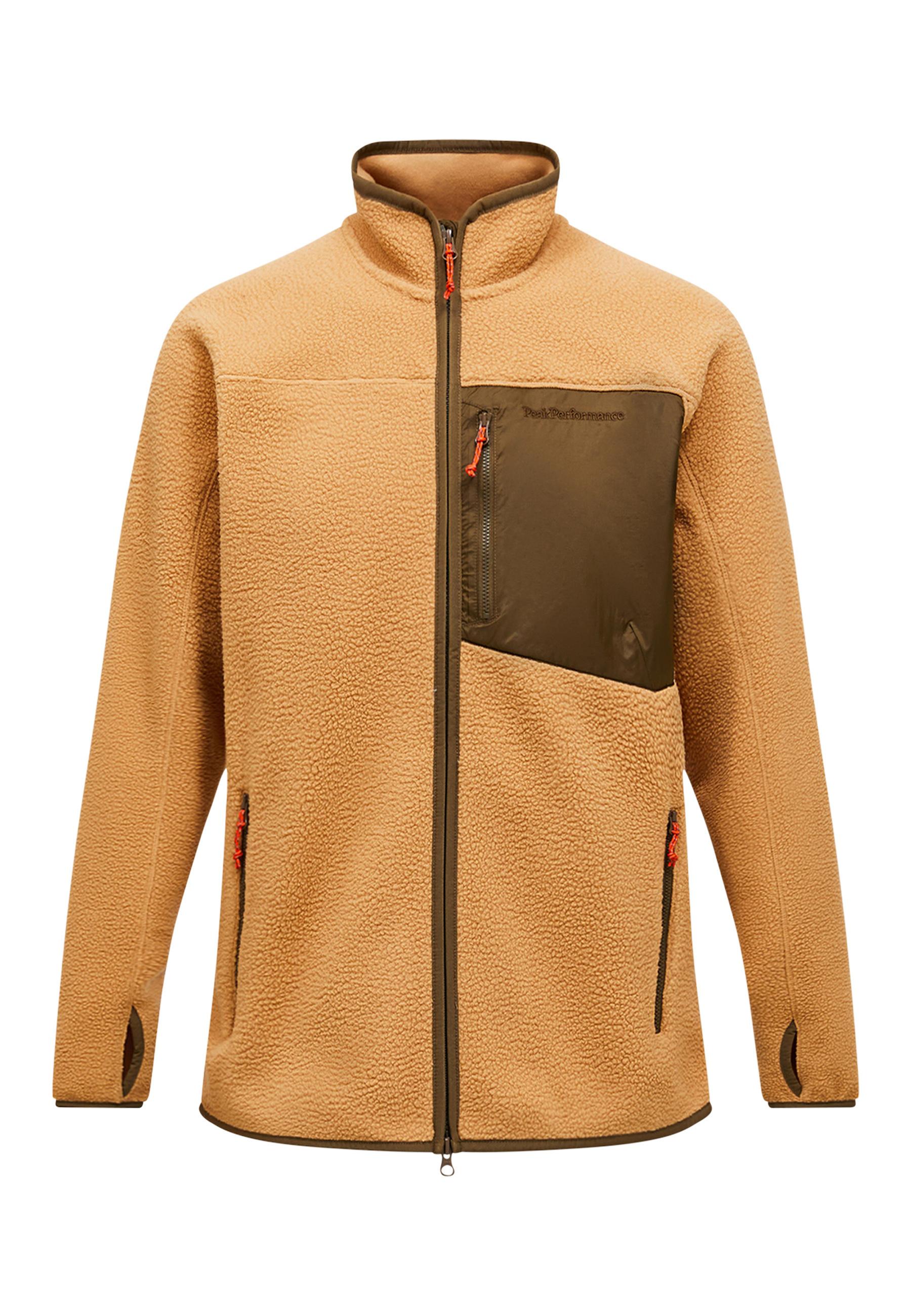 Peak Performance Fleecejacke Herren - CAMEL