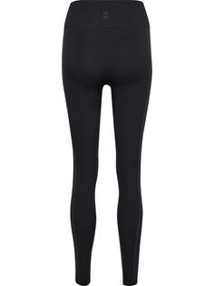 Rückansicht von hummel Tights Damen BLACK
