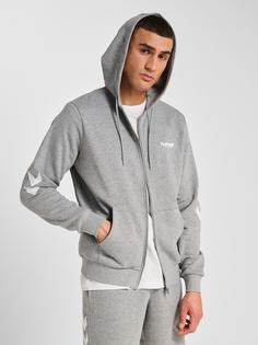 Rückansicht von hummel Hoodie Herren GREY MELANGE