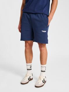 Rückansicht von hummel Funktionsshorts Herren DRESS BLUES
