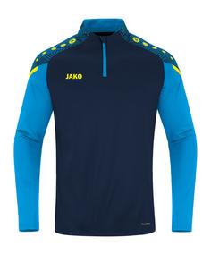 JAKO Performance Ziptop Funktionssweatshirt Herren blau
