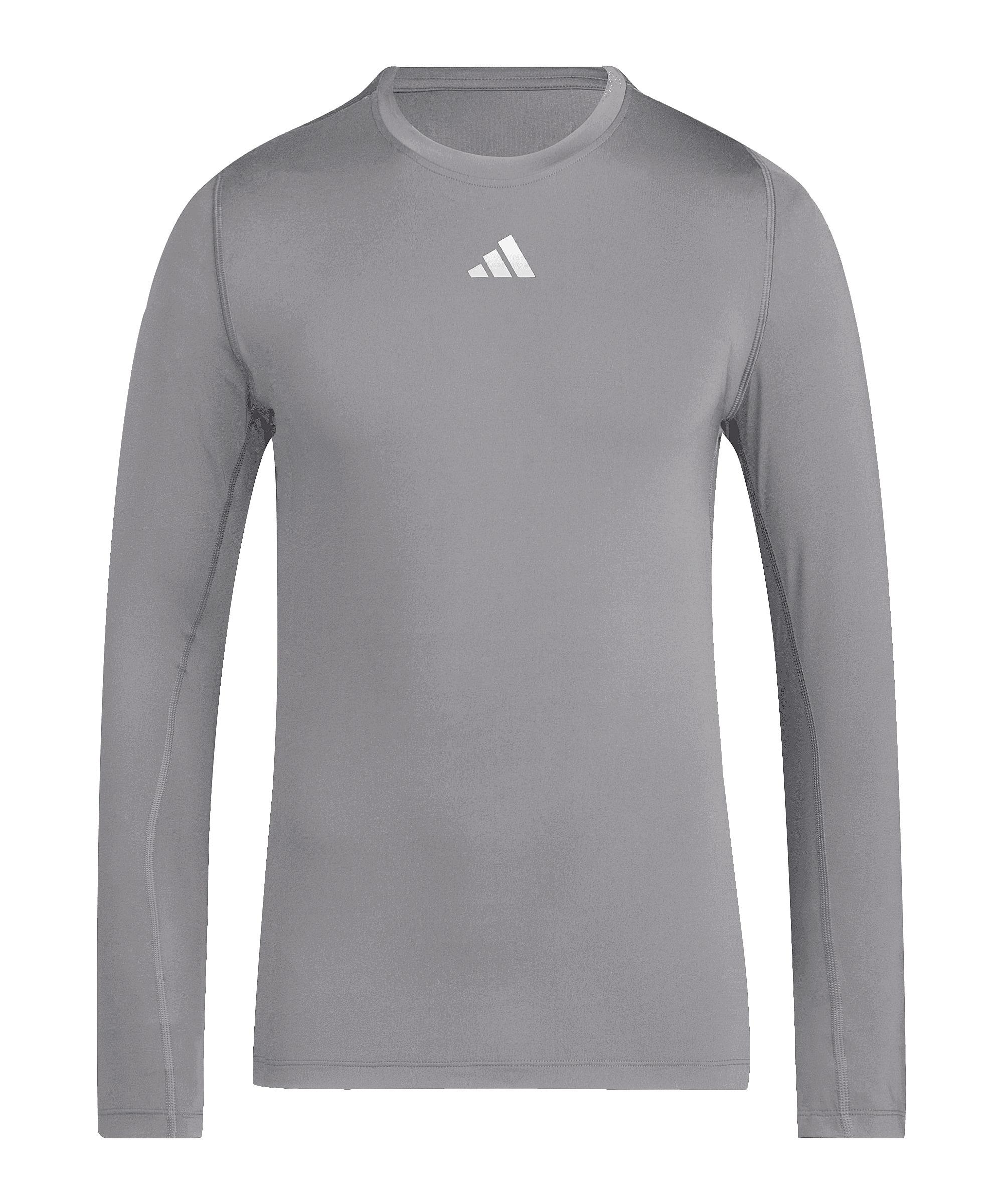 adidas Techfit Longsleeve Underwear Longseeve Funktionsshirt Herren - grau
