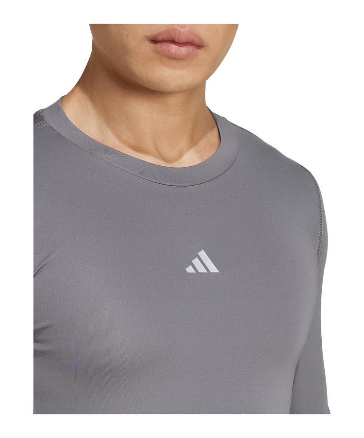 adidas adidas Techfit Longsleeve Underwear Longseeve Funktionsshirt Herren - grau - 0 | SportScheck