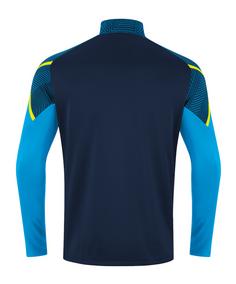 Rückansicht von JAKO Performance Ziptop Funktionssweatshirt Herren blau