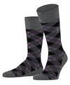 Burlington Tartan Socken Herren - dark grey (3970)
