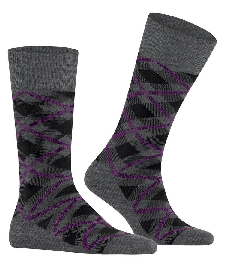 Burlington Burlington Tartan Socken Herren - dark grey (3970) - 0 | SportScheck